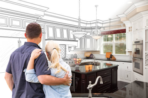 Professional Cabinet Refacing technician working in Baltimore, MD